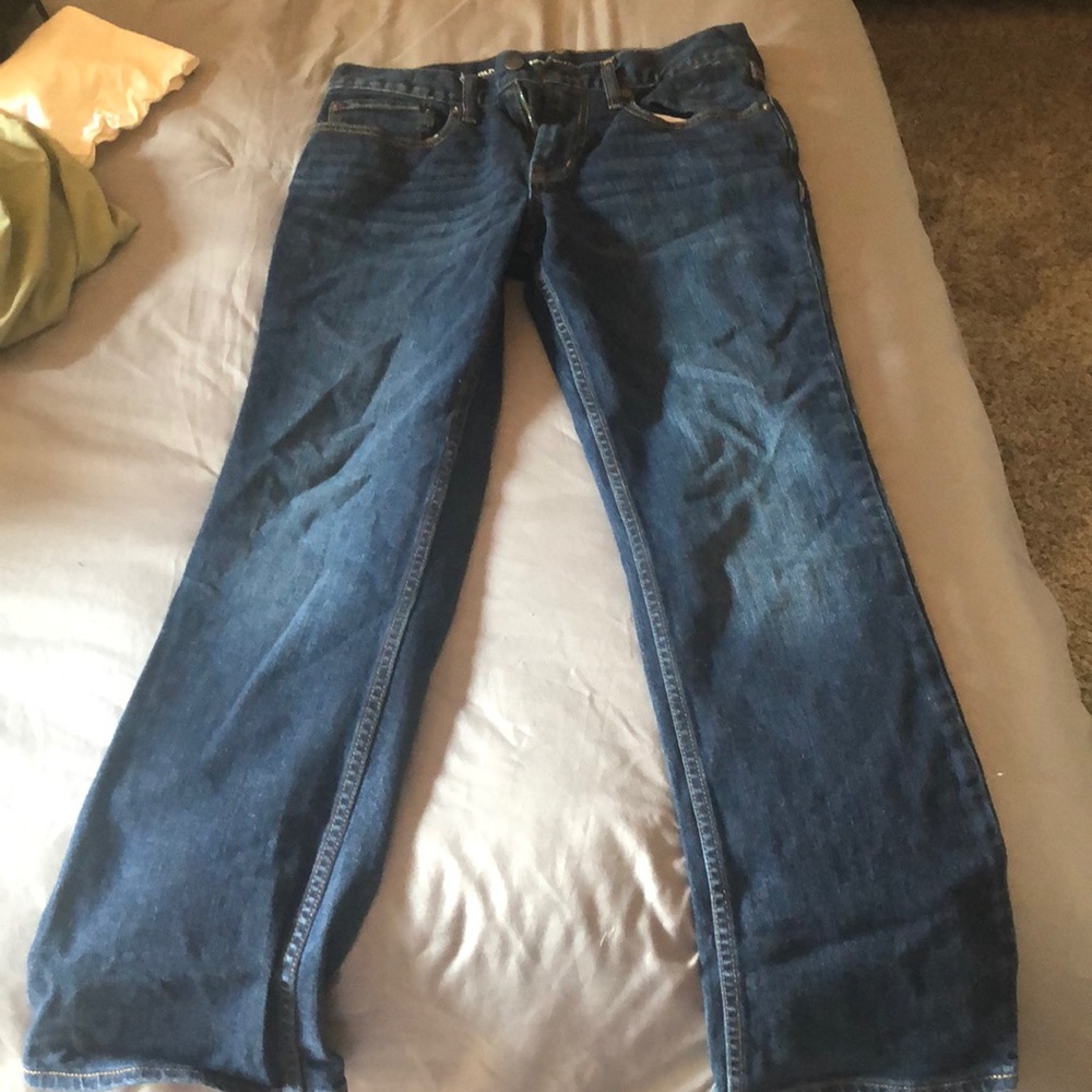 Men’s old navy boot cut jeans.